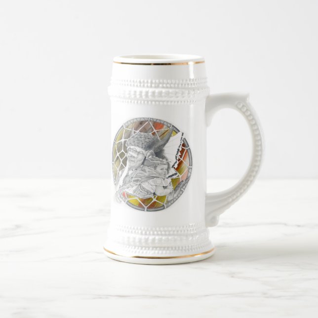 Jarra De Cerveza Indio con el bebé (Derecha)