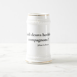 Jarra de cerveza Intrépido dessvs hovblon