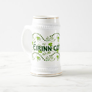 Jarra De Cerveza ¡Irlanda por siempre! Éirinn go Brách