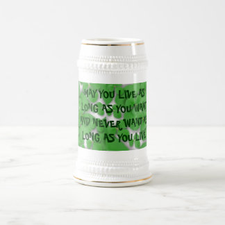 Jarra De Cerveza Irlandés Bendiciendo Mug...