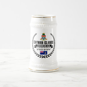 Jarra De Cerveza Islas Caimán