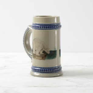 Jarra De Cerveza J.W. Audubon - Oso Polar Ursus Maritimus
