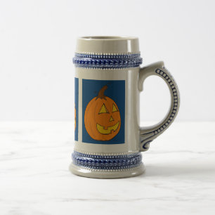 Jarra De Cerveza Jack o' Lantern Blue Stein
