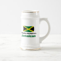 Jamaicano feliz casada