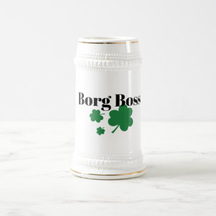 Jarra De Cerveza Jefe Borg Cerveza Irlandesa Stein - Regalo Perfect
