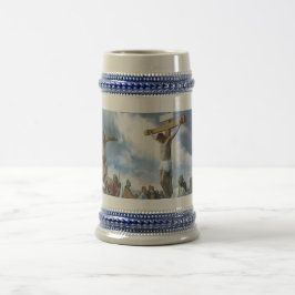 Jarra De Cerveza Jesús en la cruz