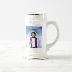 Jarra De Cerveza Jesús murió por usted, Jesús murió por usted