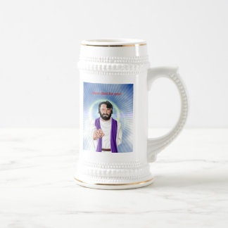 Jarra De Cerveza Jesús murió por usted, Jesús murió por usted