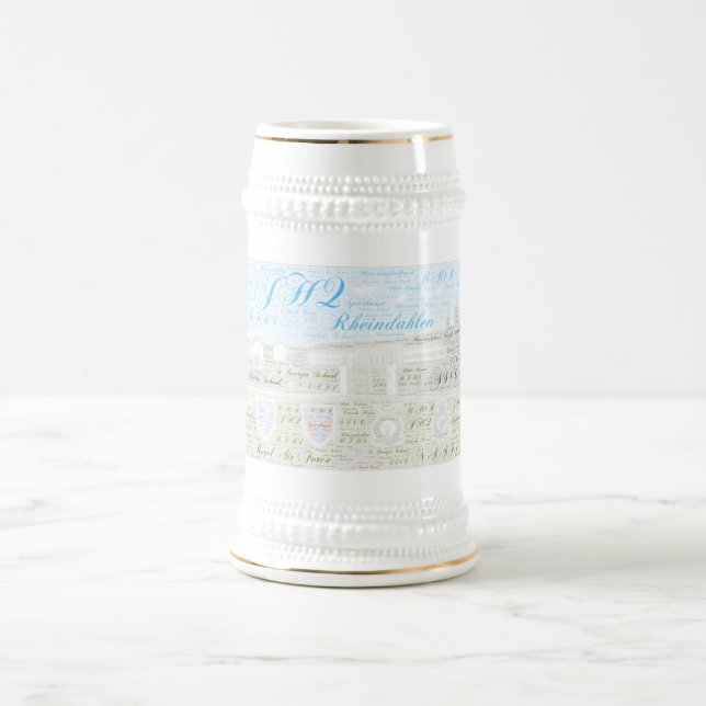 Jarra De Cerveza JHQ Rheindahlen Conmemorativo, 650 ml (Centro)