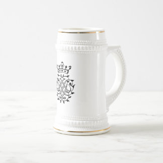 Jarra De Cerveza Johann Sebastian Bach Seal Escudo Monograma Insign