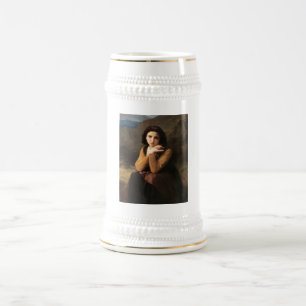 Jarra De Cerveza Joven muchacha de Bouguereau