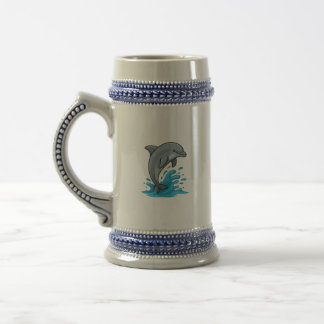 Jarra De Cerveza Joyful Dolphin Splash - Mug