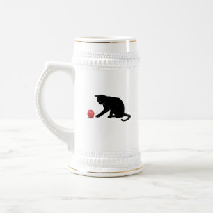 Jarra De Cerveza Juego de rol de juego de dados rodados de gato