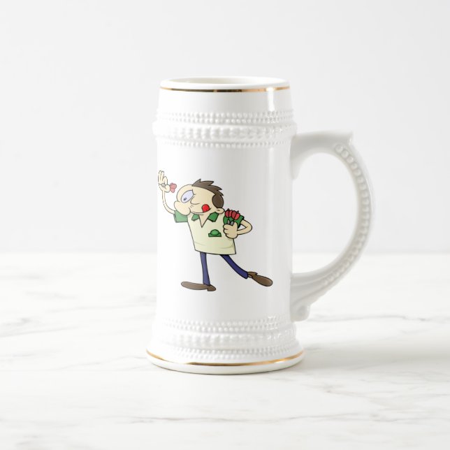 Jarra De Cerveza Jugador de dardos (Derecha)