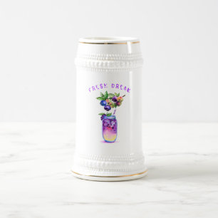 Jarra De Cerveza Jugo de Blueberry Guay Bebe Cocktail Beer Stein
