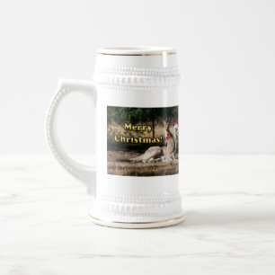 Jarra De Cerveza Kangaroos Navidades de estilo australiano