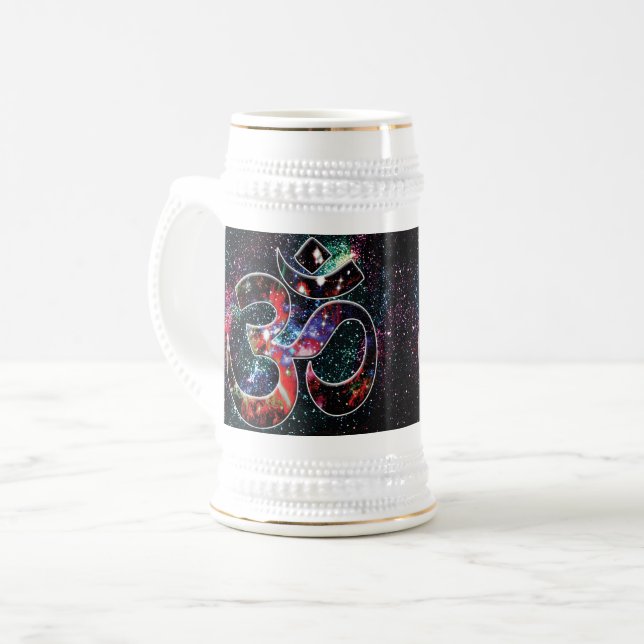 Jarra De Cerveza Karma OM Universal (Anverso izquierdo)