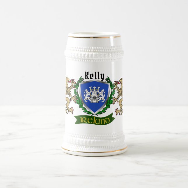 Jarra De Cerveza Kelly/O'Kelly Irish Shield (Centro)