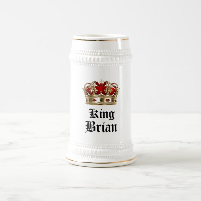 Jarra De Cerveza King Beer Stein personalizado (Centro)