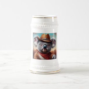 Jarra De Cerveza Koala Cowboy