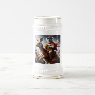 Jarra De Cerveza Koala Kangaroo Rider