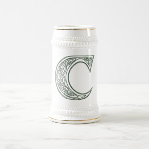 Jarra De Cerveza KRW - C - Stein con monograma céltico