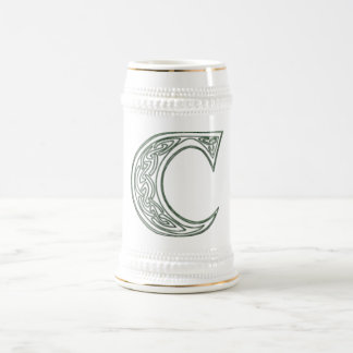 Jarra De Cerveza KRW - C - Stein con monograma céltico