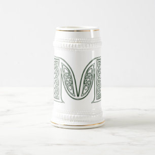 Jarra De Cerveza KRW - M - Stein con monograma céltico