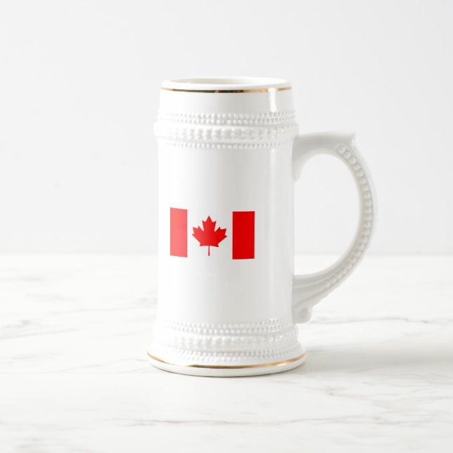 Jarra De Cerveza La bandera canadiense - recuerdo de Canadá (Derecha)