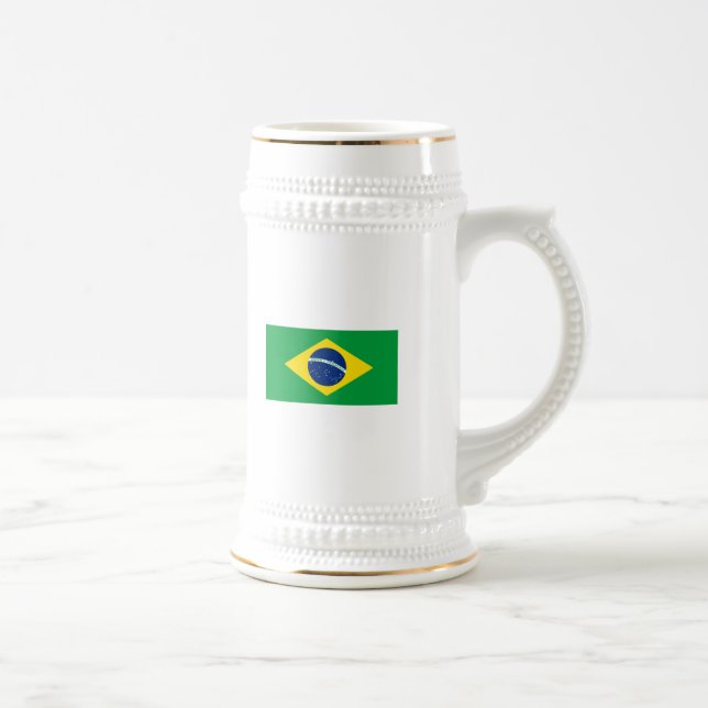 Jarra De Cerveza La bandera del Brasil (Derecha)