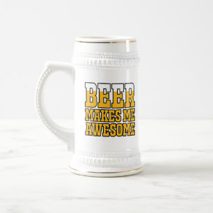 Jarra De Cerveza La cerveza me hace increíble