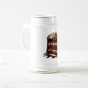 Jarra De Cerveza La decadencia del pastel de chocolate puro de Slip