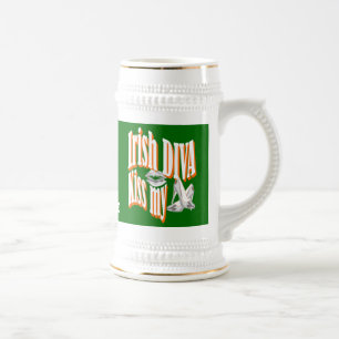 Jarra De Cerveza La diva irlandesa besa mis zapatos