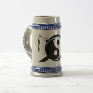 Jarra De Cerveza La doble difusión de Yin Yang