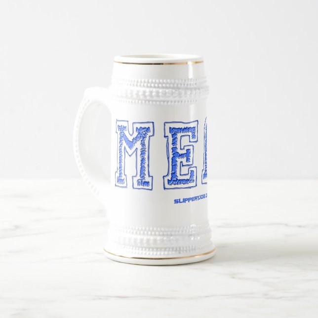 Jarra De Cerveza La dureza de la carne de SlipperyJoe es desigual (Anverso izquierdo)