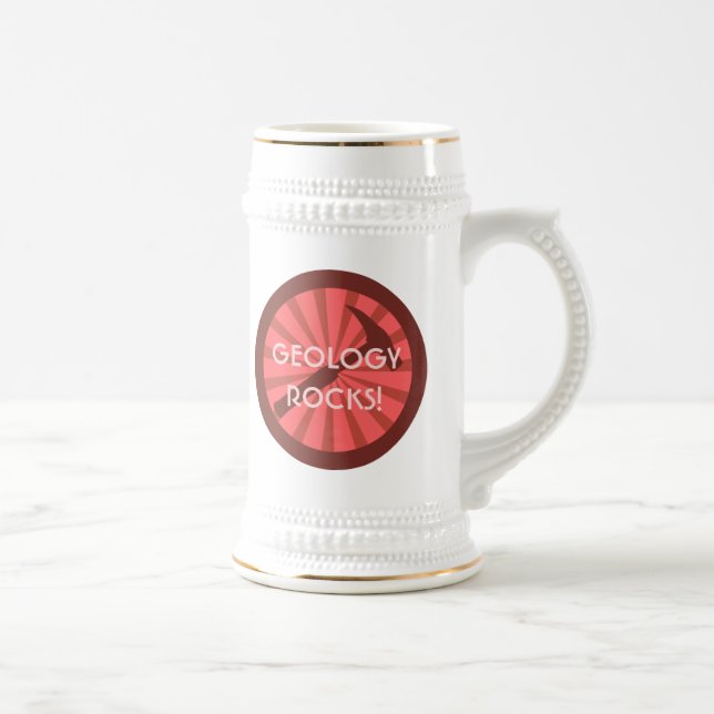 Jarra De Cerveza ¡La geología roca! Martillo (Derecha)