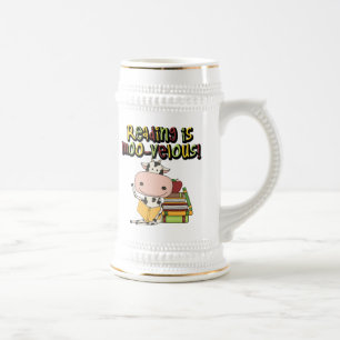 Jarra De Cerveza La lectura es MOO-velous