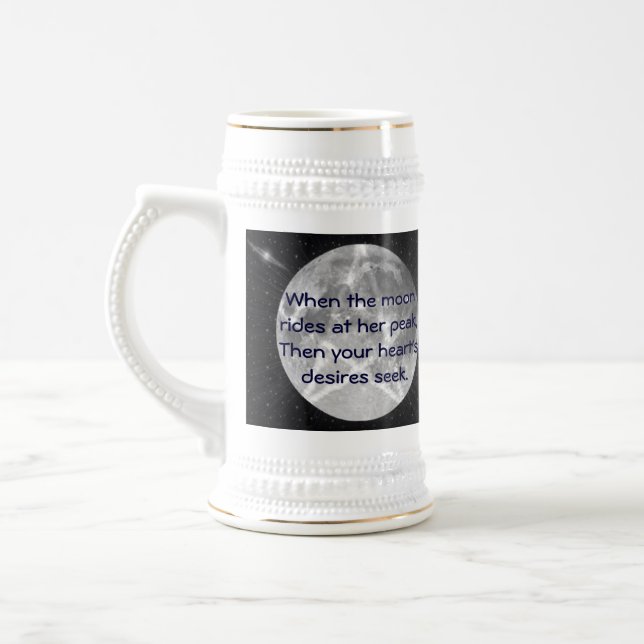 Jarra De Cerveza La luna de bruja (Izquierda)