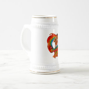 Jarra De Cerveza La masculinidad temática Pride moderna y llamativa