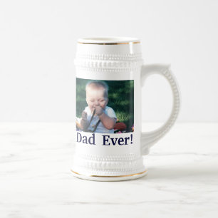 Jarra De Cerveza La mejor foto Stein del papá