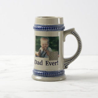 Jarra De Cerveza La mejor foto Stein del papá