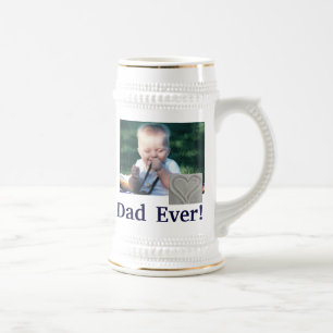 Jarra De Cerveza La mejor foto Stein del papá