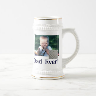 Jarra De Cerveza La mejor foto Stein del papá