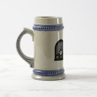Jarra De Cerveza La radio oficial de los viejos amigos Beer Stein