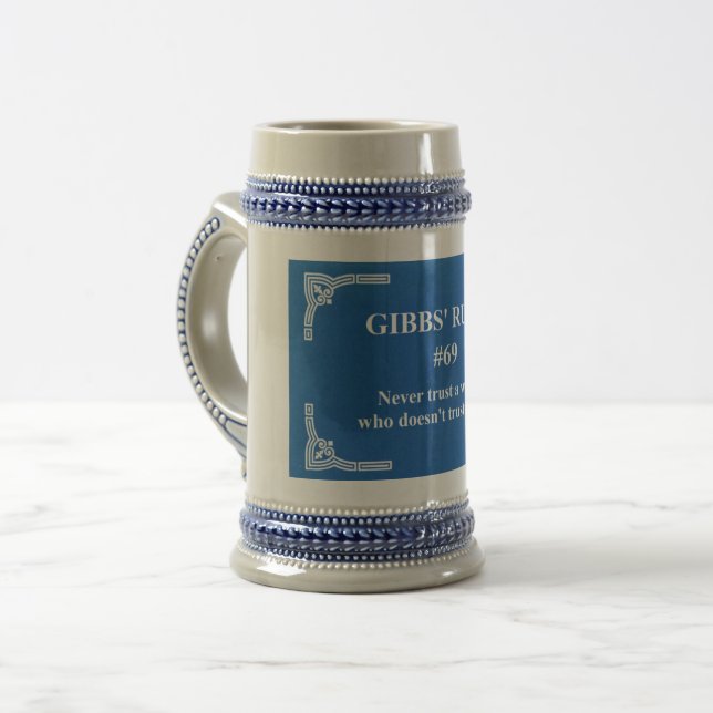 Jarra De Cerveza la regla 69 de Gibbs (Anverso izquierdo)