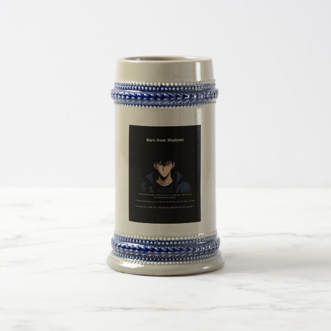 Jarra De Cerveza "La sombra renace" "La fuerza silenciosa" (Centro)