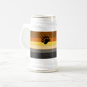 Jarra De Cerveza La textura del suelo de madera de la bandera del O