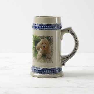 Jarra De Cerveza Labradoodle Goldendoodle