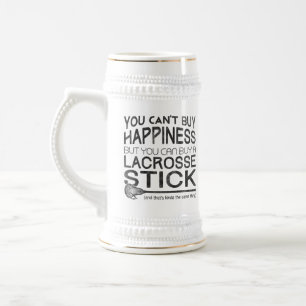 Jarra De Cerveza Lacrosse, no puedes comprar felicidad