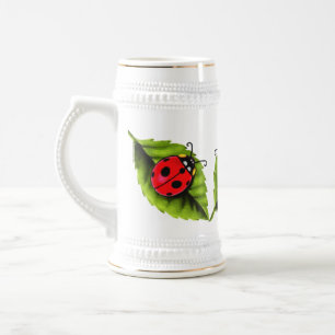 Jarra De Cerveza Ladybugs